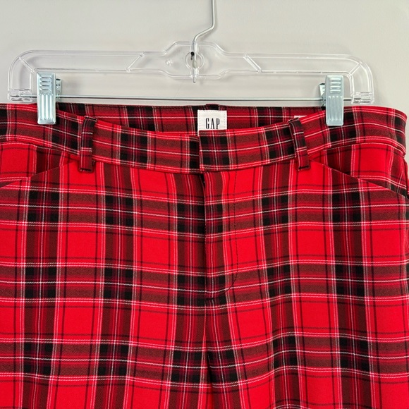 Gap Factory - Signature Skinny Ankle Pants - Red Plaid - women’s size 10 - Picture 2 of 6